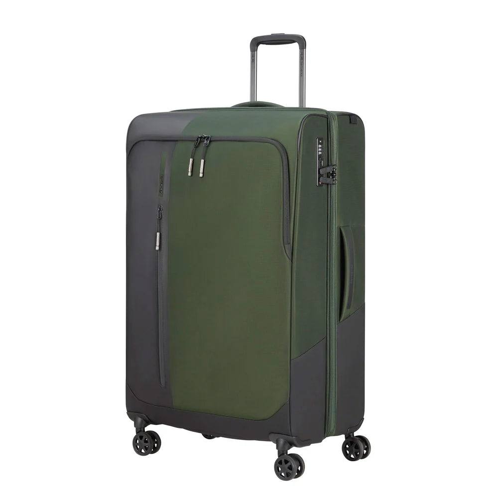 BIZ2GO Large Suitcase – Dark Green