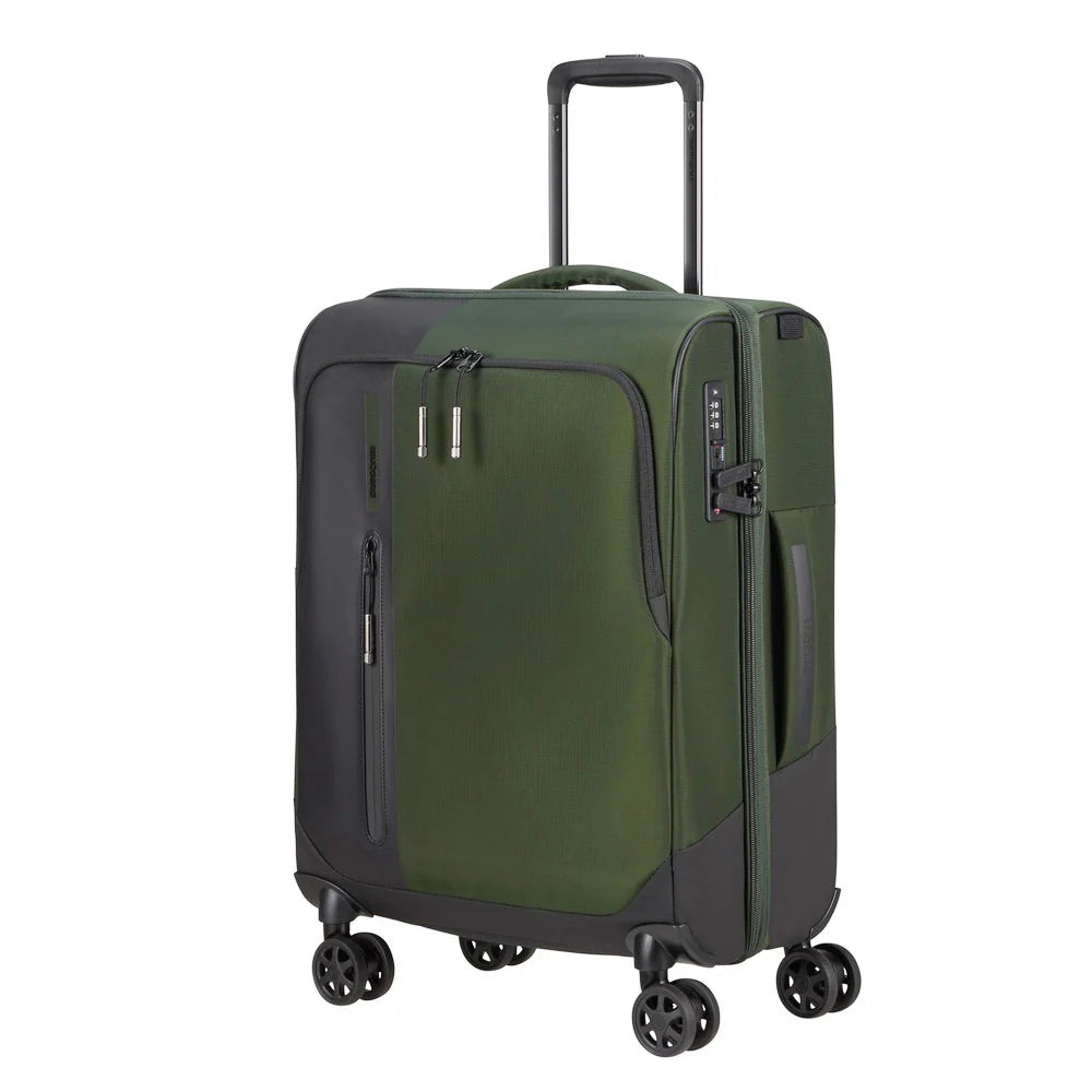 BIZ2GO Carry-On Suitcase – Dark Green