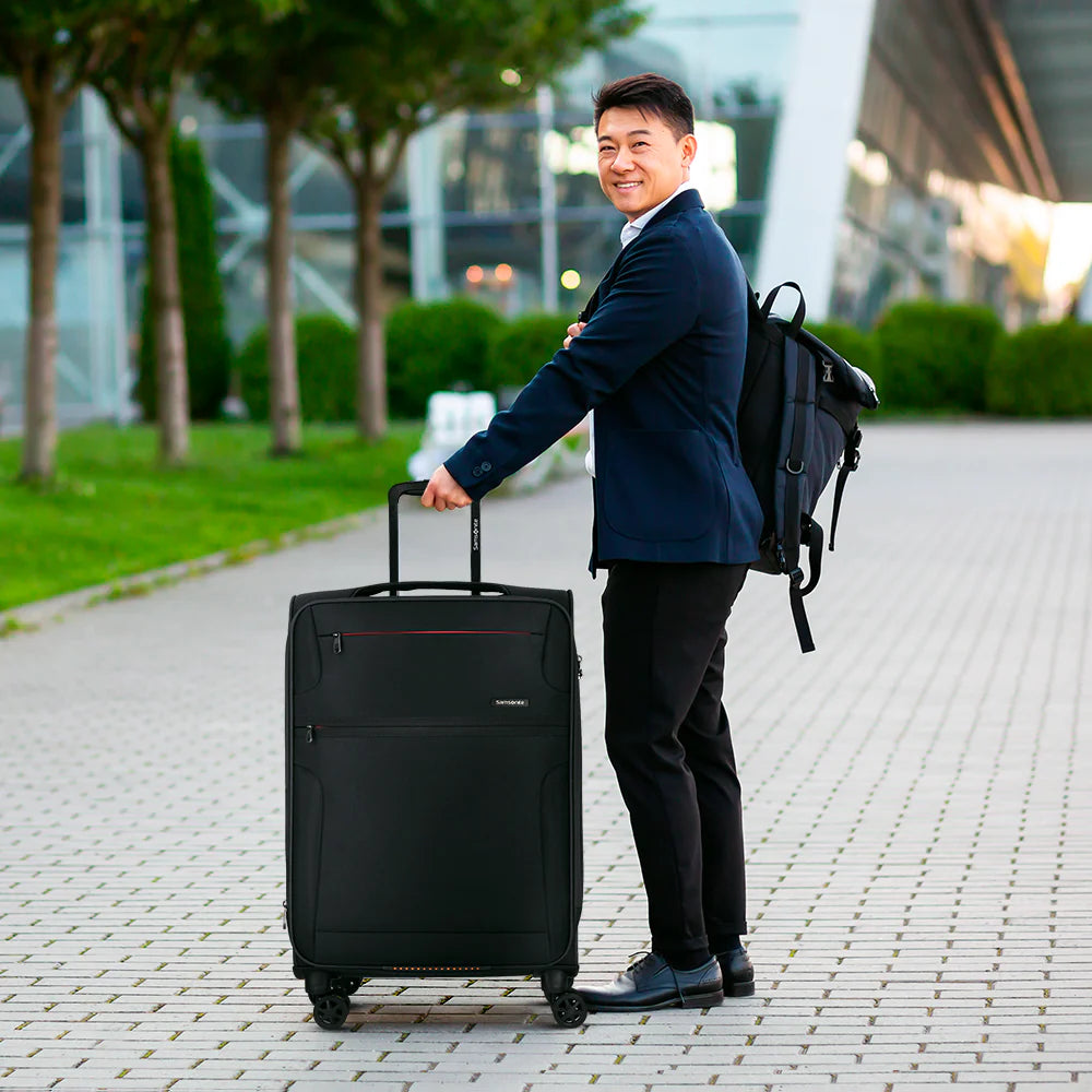 Bahia Lite Carry-On Suitcase – Black