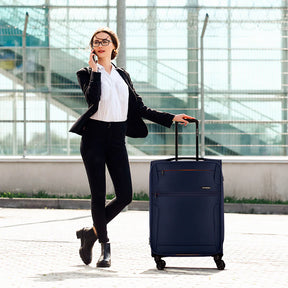 Bahia Lite Carry-On Suitcase – Blue