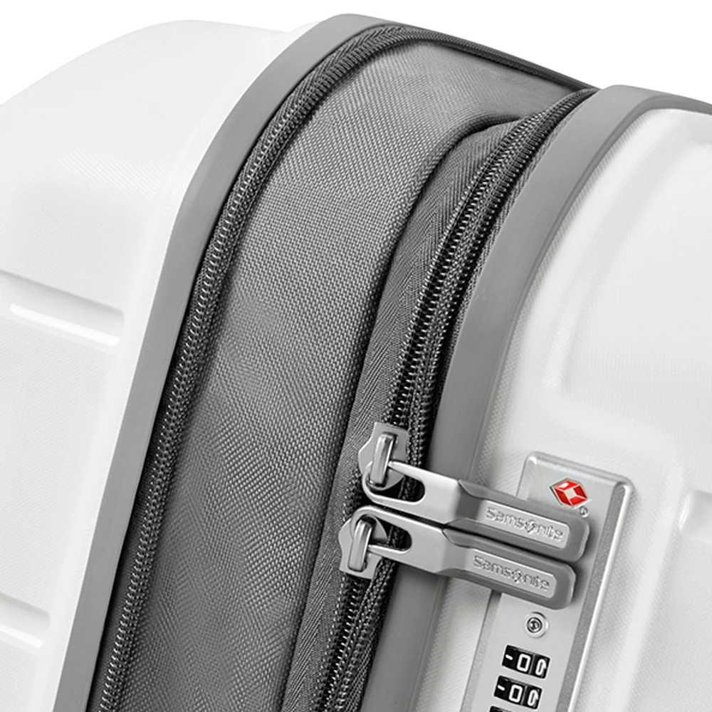 Octolite Rigid Spinner Suitcase 55/20 EXP – White (Cabin)
