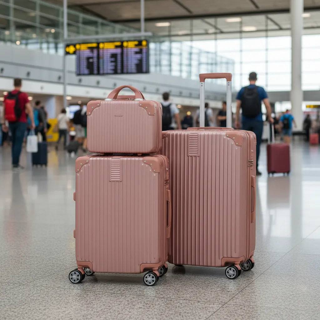 Celeste Voyage™ – Premium 3-Piece Travel Set (10”, 23” + Vanity Case)