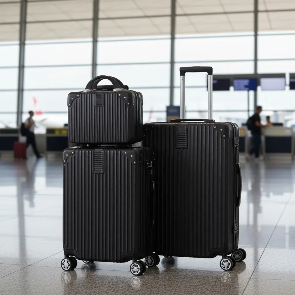 Celeste Voyage™ – Premium 3-Piece Travel Set (10”, 23” + Vanity Case)