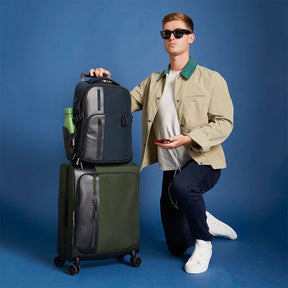 BIZ2GO Carry-On Suitcase – Dark Green