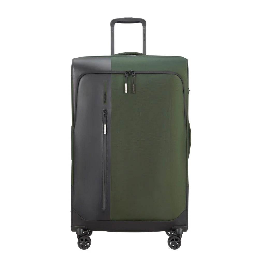 BIZ2GO Large Suitcase – Dark Green