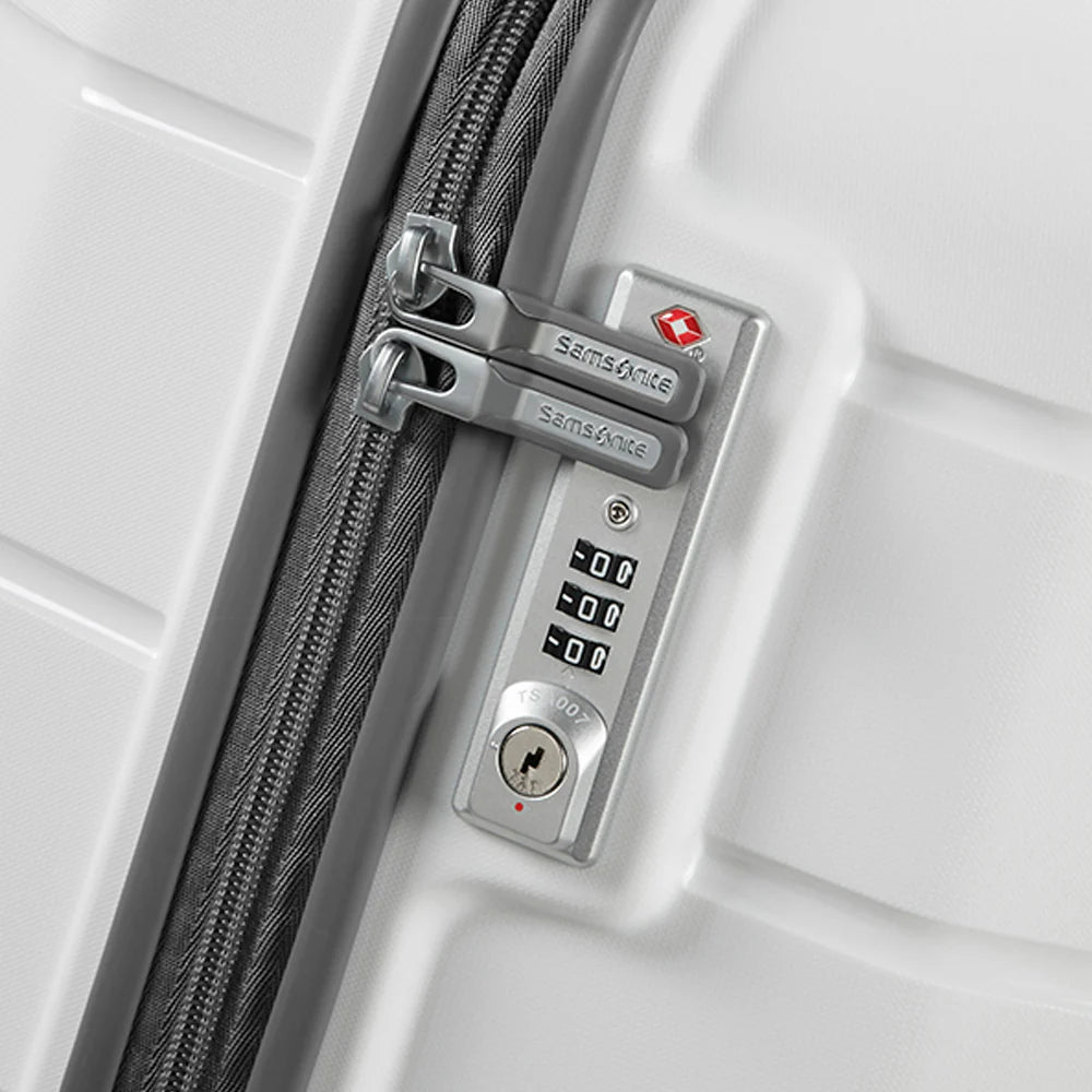 Octolite Rigid Spinner Suitcase 55/20 EXP – White (Cabin)